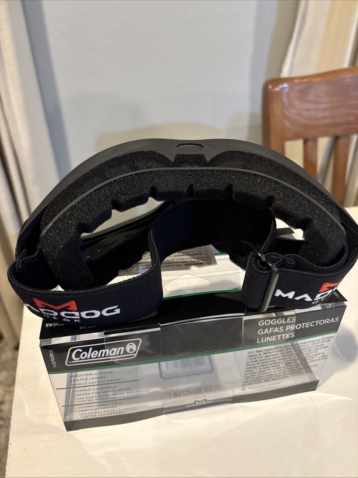 Coleman MADDOG Gear, Adjustable Goggles,-Brand new (Shelf)