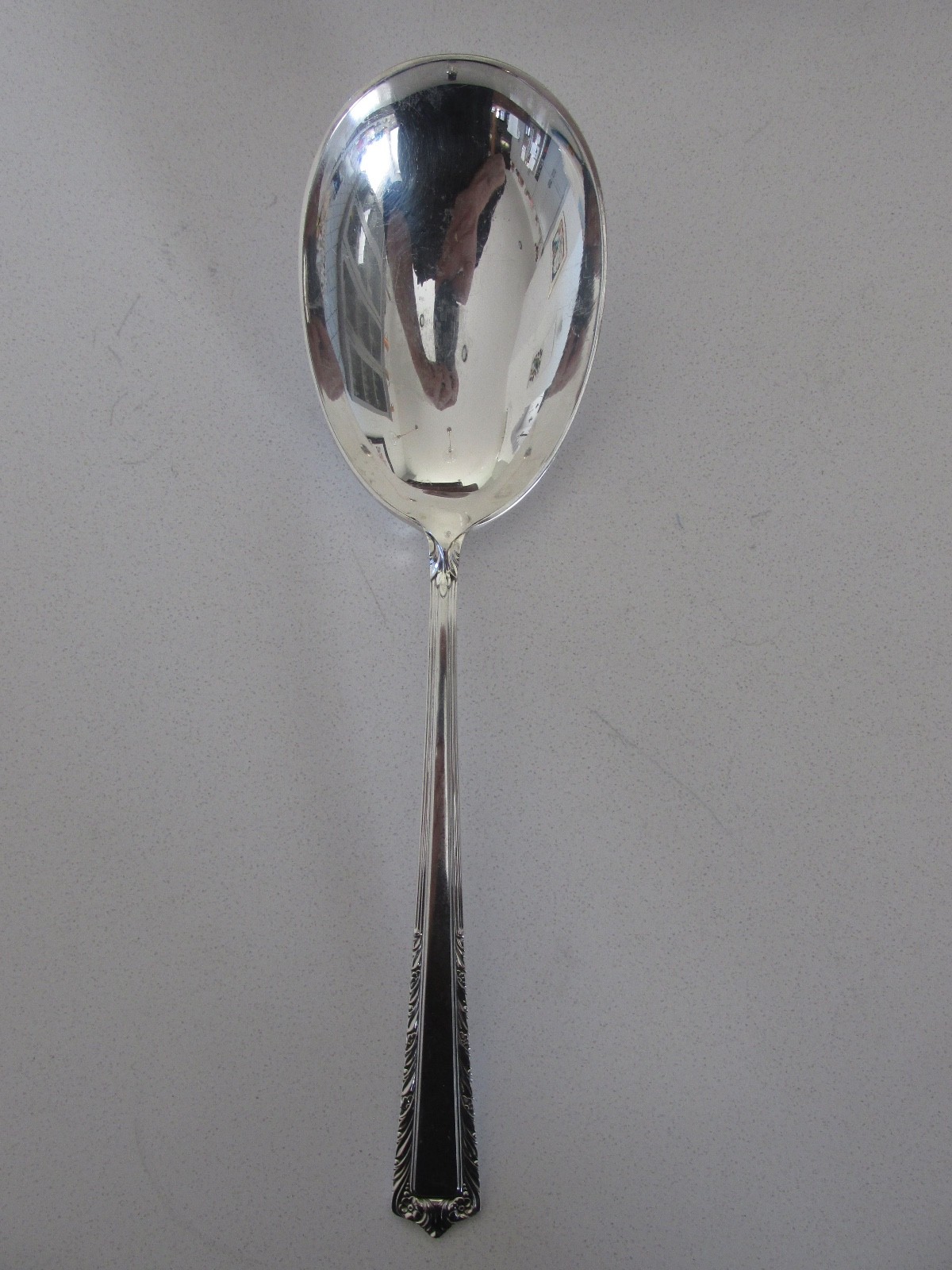 Vintage Fine Arts Sterling Silver Large Serving Spoon…”Processional” Pattern