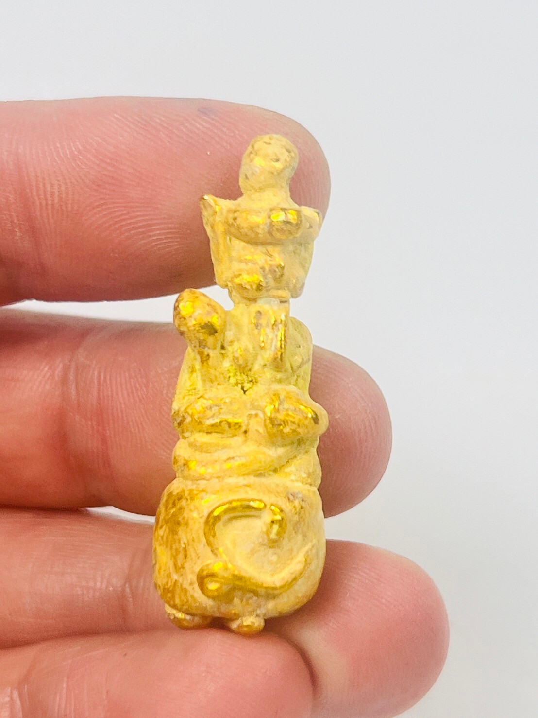 Laos Hermit Gold Leklai Buffalo Mountain Cave Love sex wealth attraction Amulet