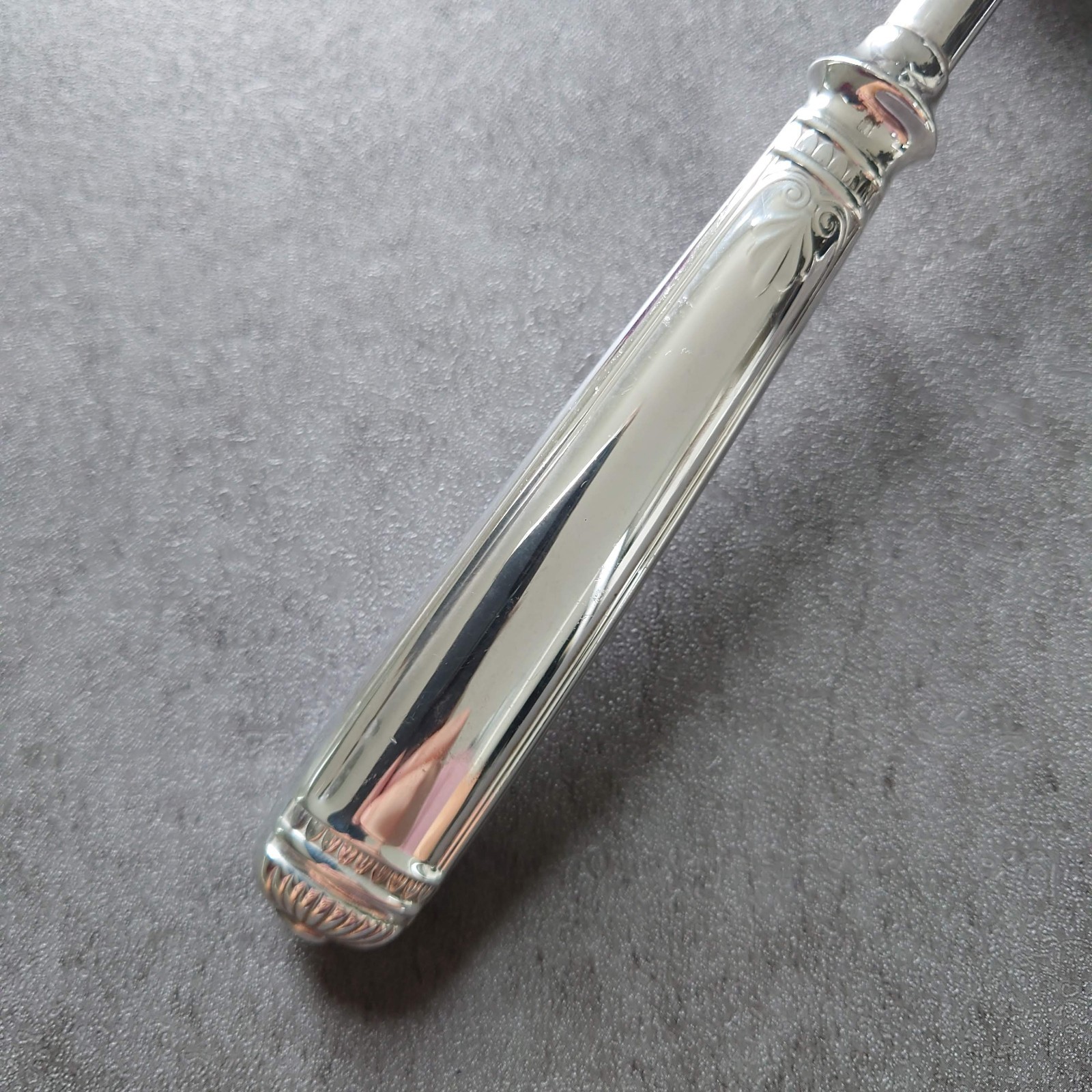 Christofle Malmaison Asparagus Server Flatware Silverplate Excellent