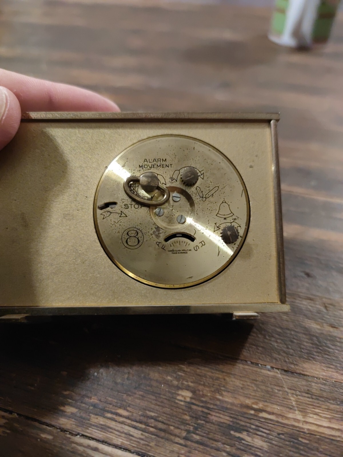 Stunning Brass Alarm Clock Linden Guild (I6)