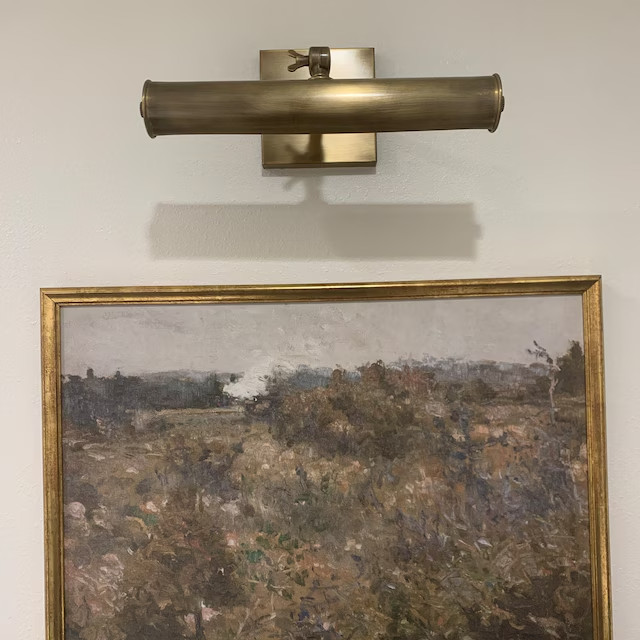 Picture Light Art Lighting Adjustable Fixture Hand Made Brass Accent Lighting