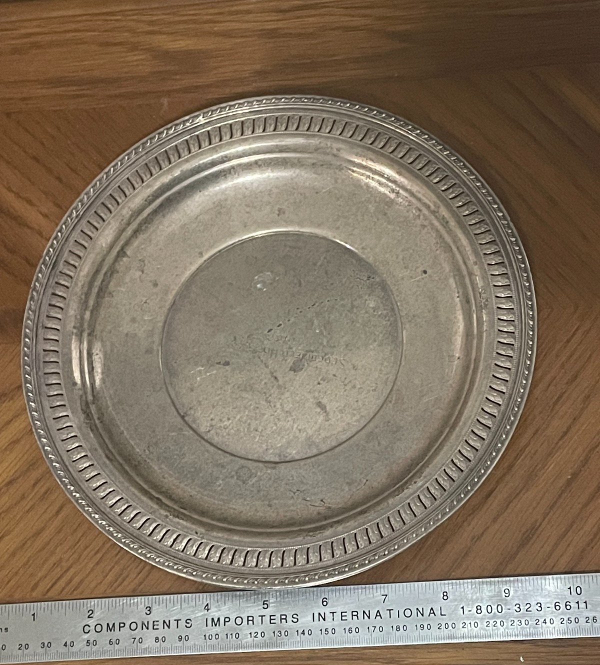 Wallace Sterling Silver Plates # 4167-8 164 g