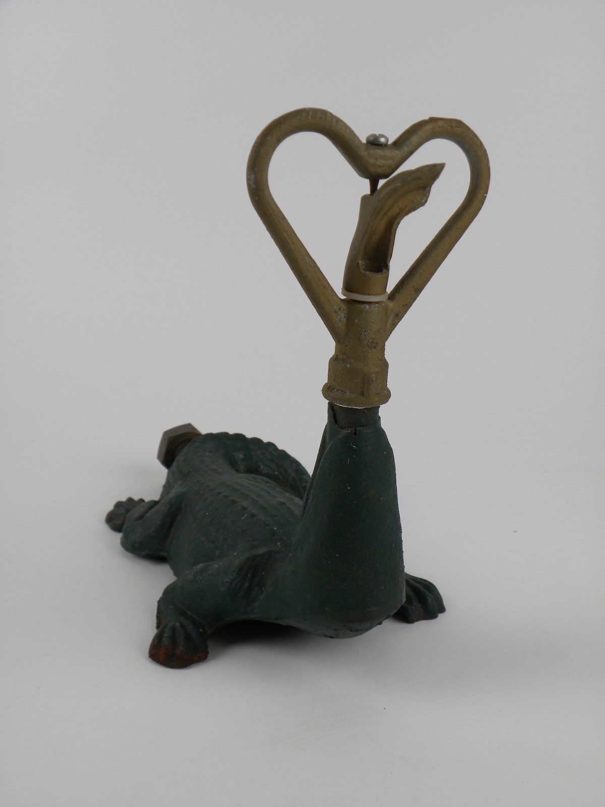 Antique Cast Iron Alligator Garden Water Sprinkler 1920s-1930s