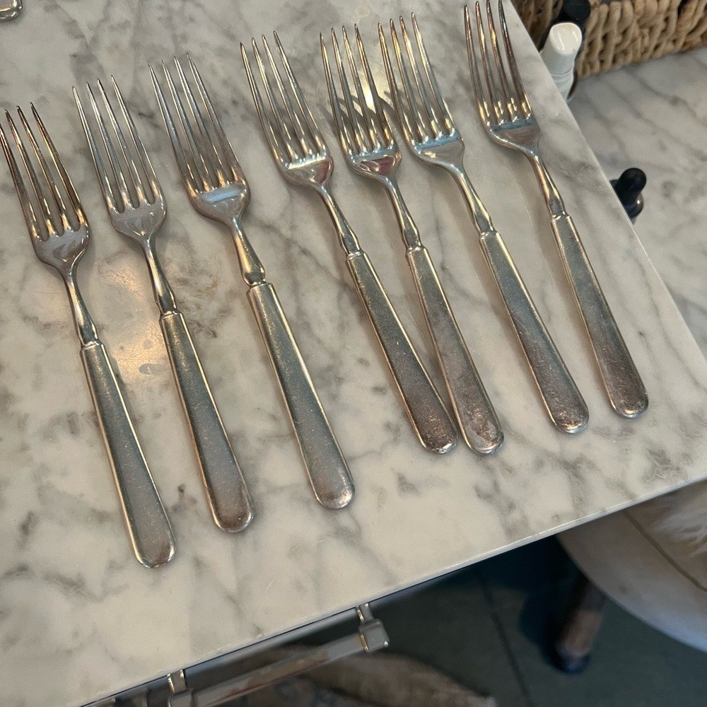 VINTAGE ROGERS BROTHERS 1847 SILVERWARE LOT PERFECT PATINA