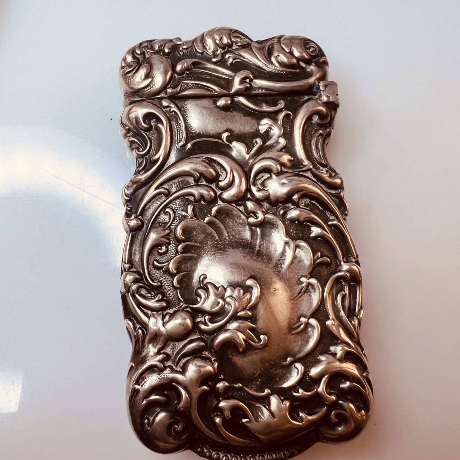 FRANK M. WHITING STERLING VESTA CASE MATCH SAFE GORGEOUS ELEGANT EXCELLENT NICE