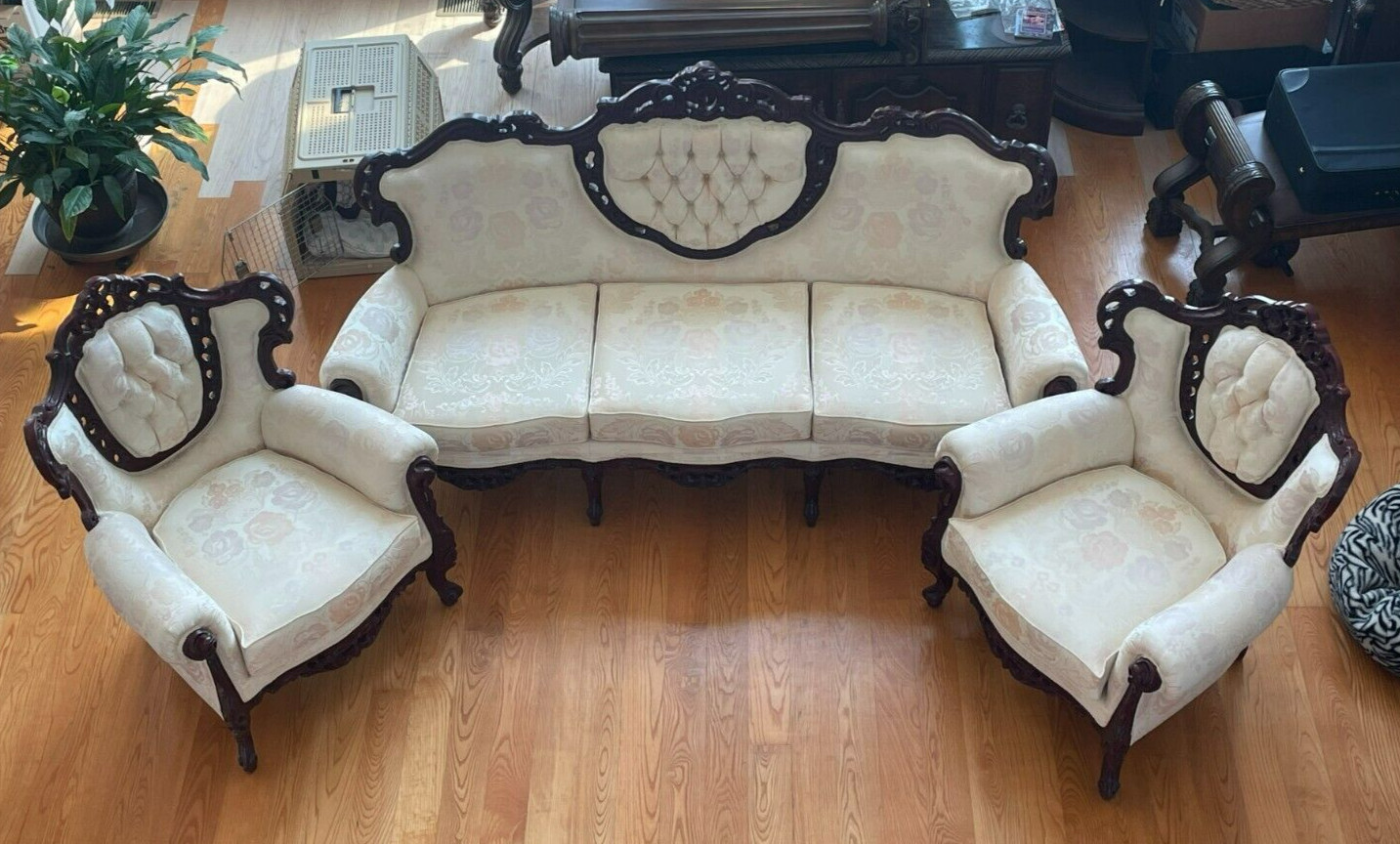 KIMBALL Furniture: 3 piece set (Sofa & 2 Chairs), New (1997) – Rosalba
