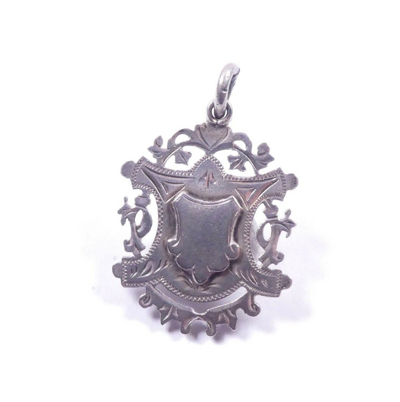 Antique Edwardian Sterling Silver Pocket Watch Medal Robert Pringle 1905 HM 9.8g