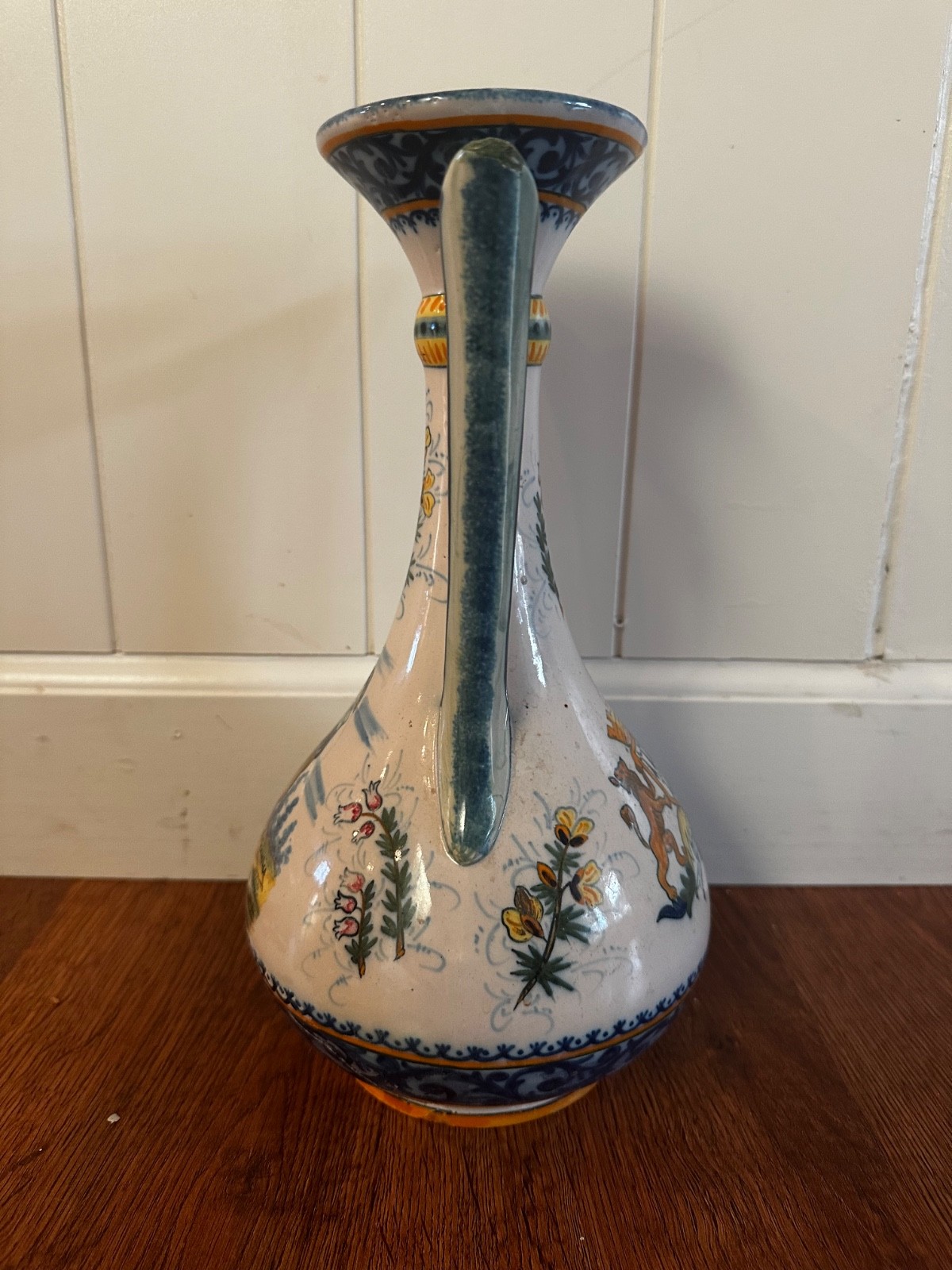 Authentic Quimper Faience – 1920’s, no rim wear or chips, hand painted with sig