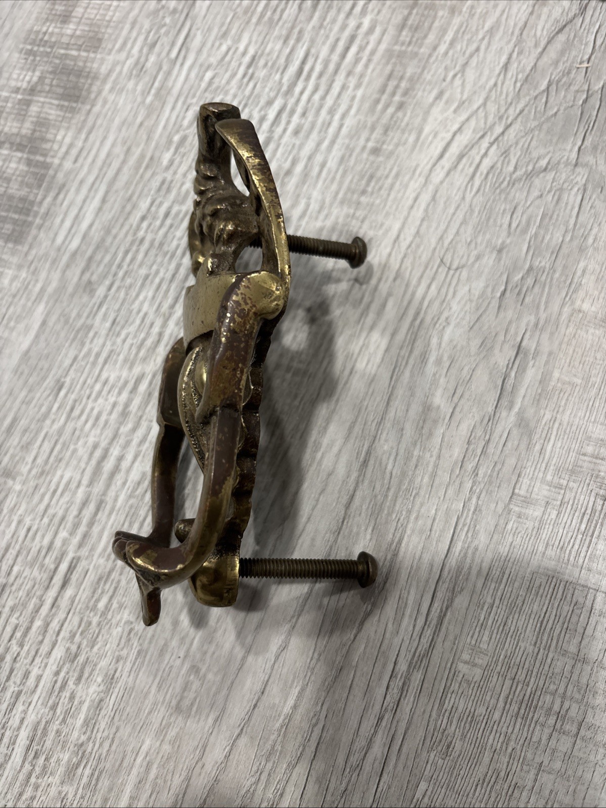 Antique Brass Eagle Door Knocker 1930’s Marked 181S