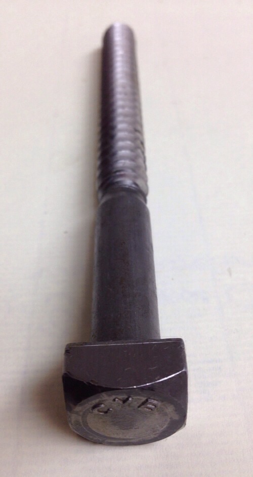 (5) 1/2 x 6 Square Head Lag Bolt Screw Antique (3/4″ Square head) 1/2″x6″ .50×6