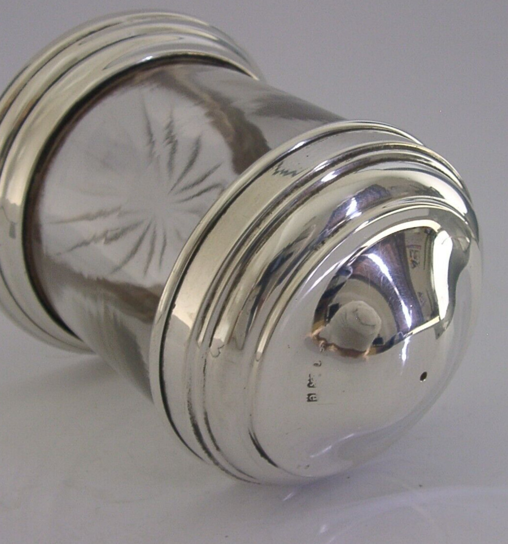 1905 STERLING SILVER STRING BOX EDWARDIAN DESK ITEM