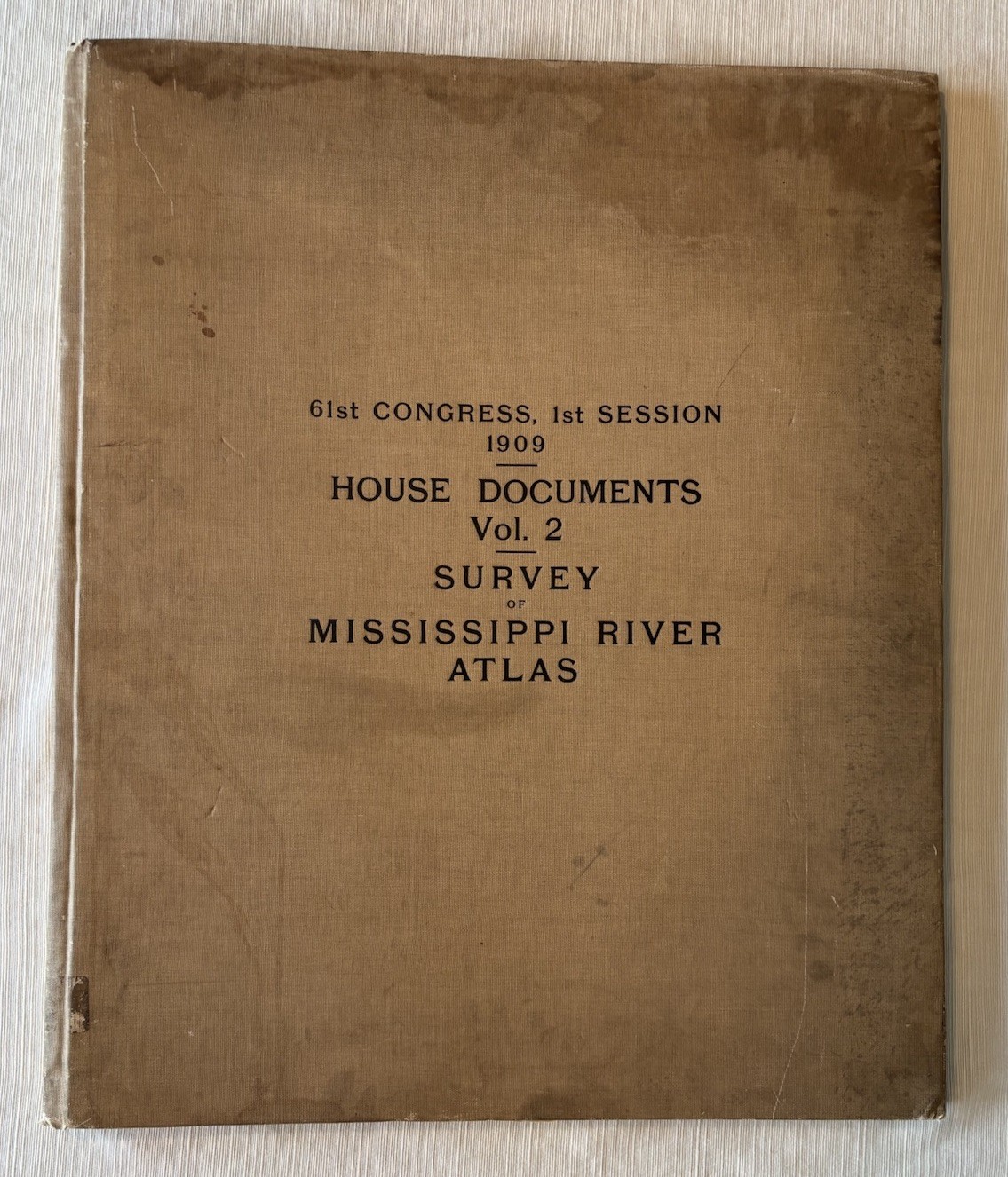 Congressional 1909 Illustrated Atlas Of Mississippi River St Louis 52 Plates