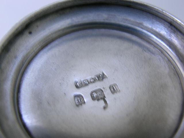 English Sterling Silver Milk Can Pepper Shaker CS FS Birmingham c1903