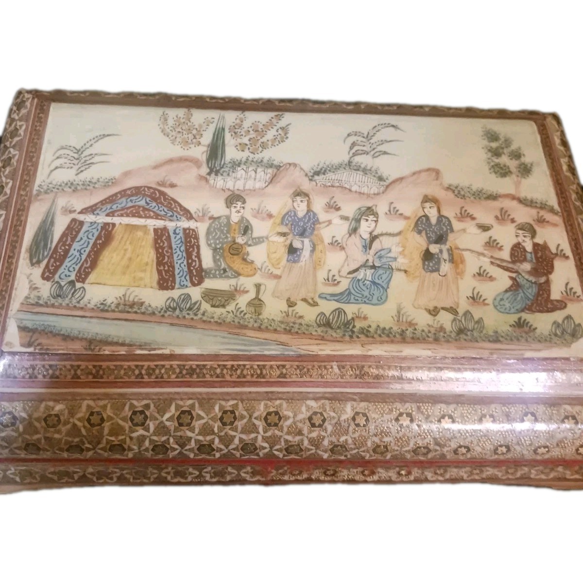 Khatam ANTIQUE Trinket BOX