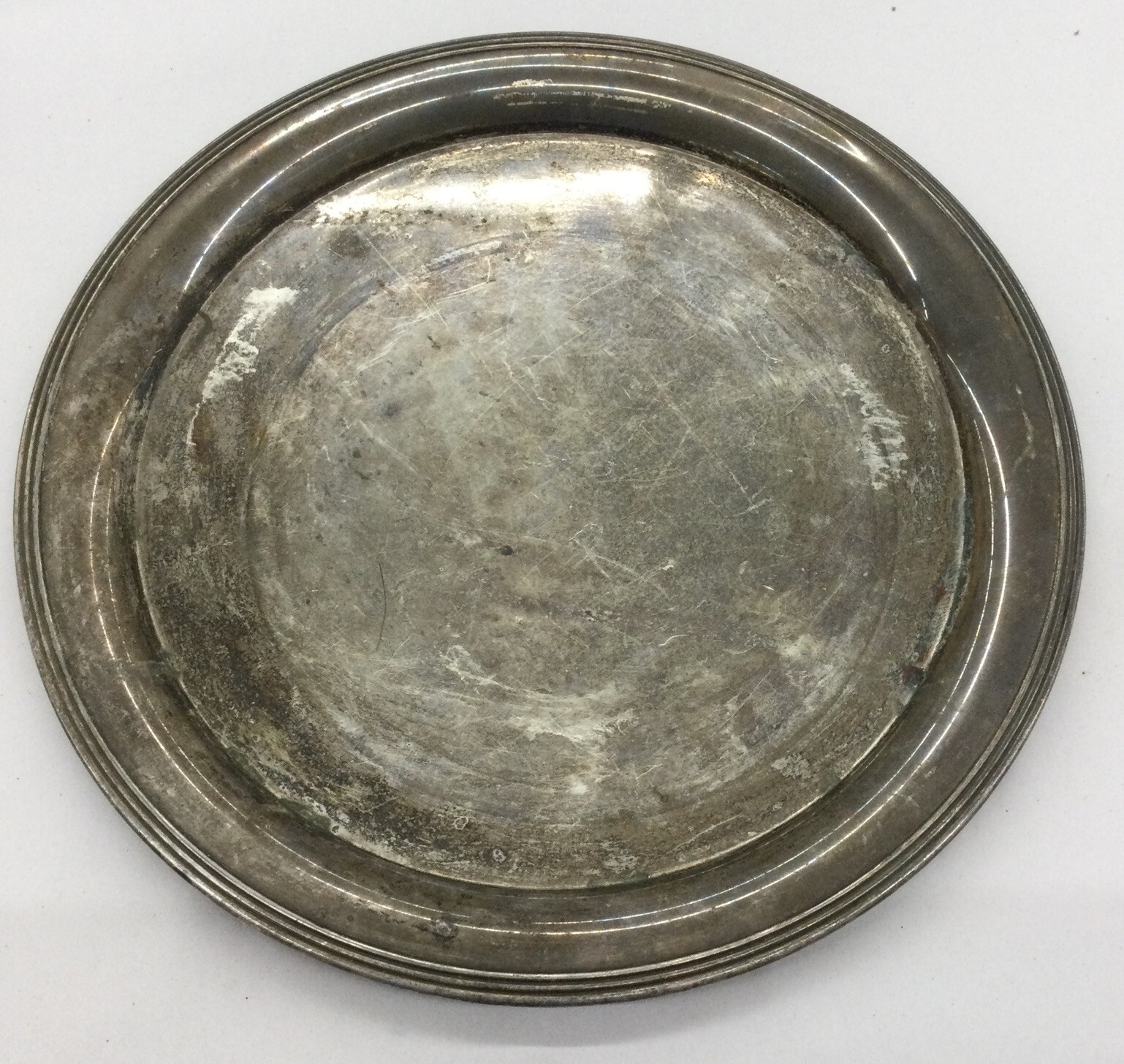 Vintage F.B. Roger’s Silver Co. (Silver On Copper, 4056) 14 1/8” Wide Platter