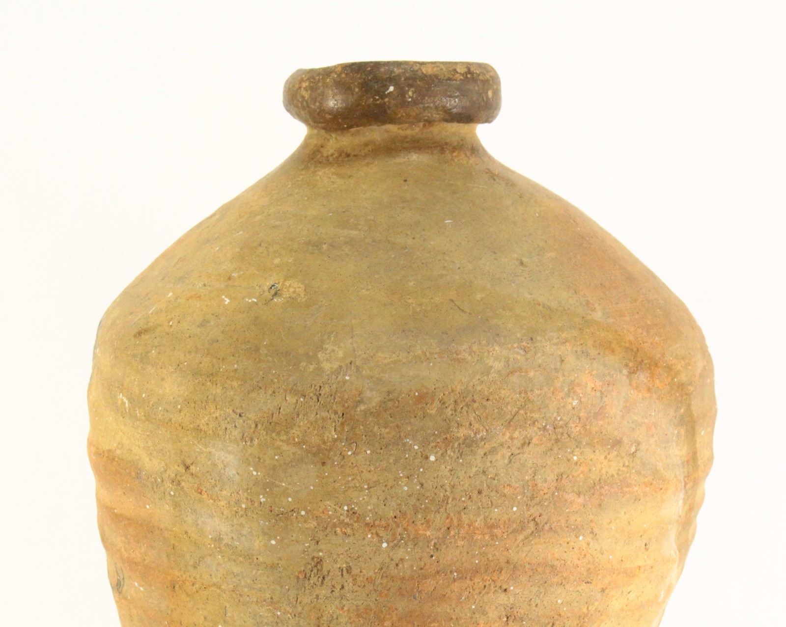 Antique 17th C. Spanish Colonial Redware Terracotta Jar, Mexico
