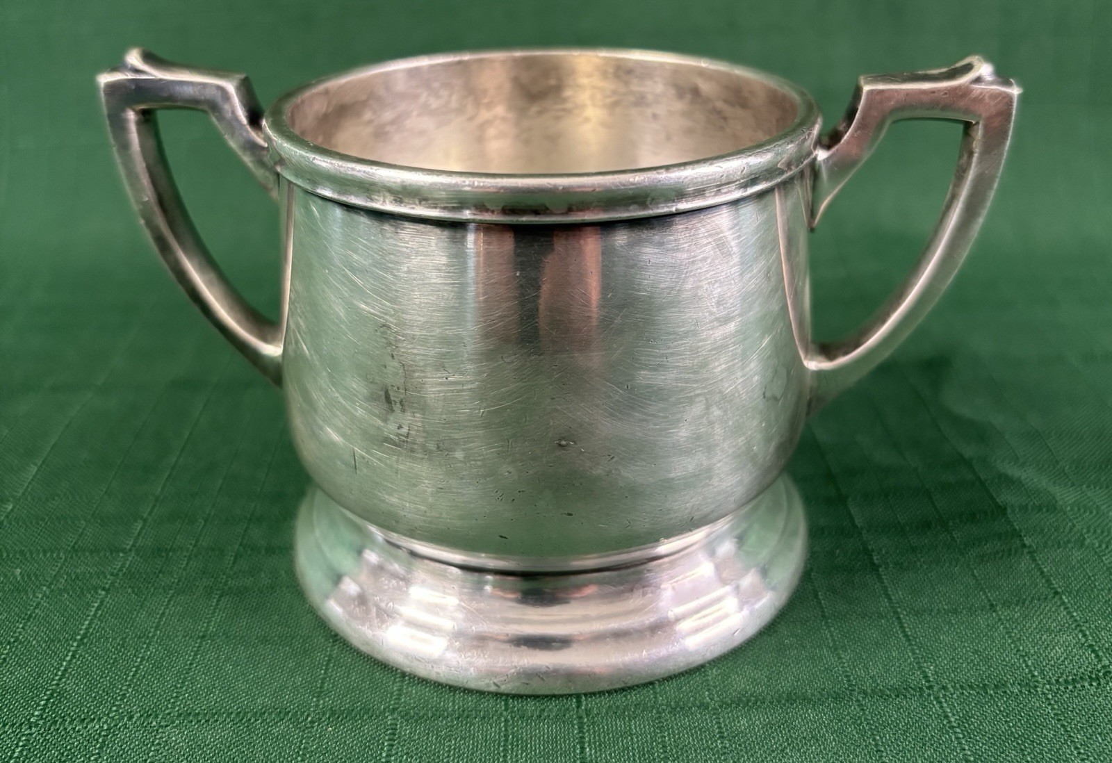 Vtg 1961 International Silver Co. 154 Soldered Sugar Bowl Handles 8oz Art Deco
