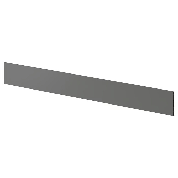 Toekick, dark gray, 84×4 1/2 “