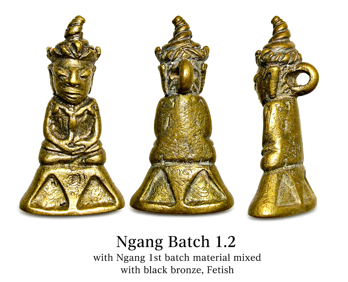 Ngang Batch 1.2 with Ngang 1st batch material mixed with black bronze Charm love