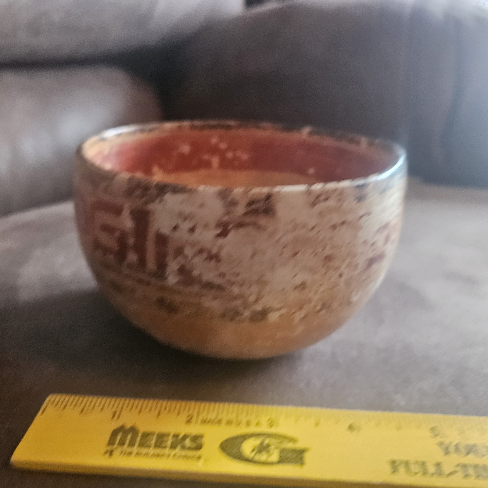 Pre-Columbian Mayan Polychrome Painted Bowl Guaranteed Authentic Solid