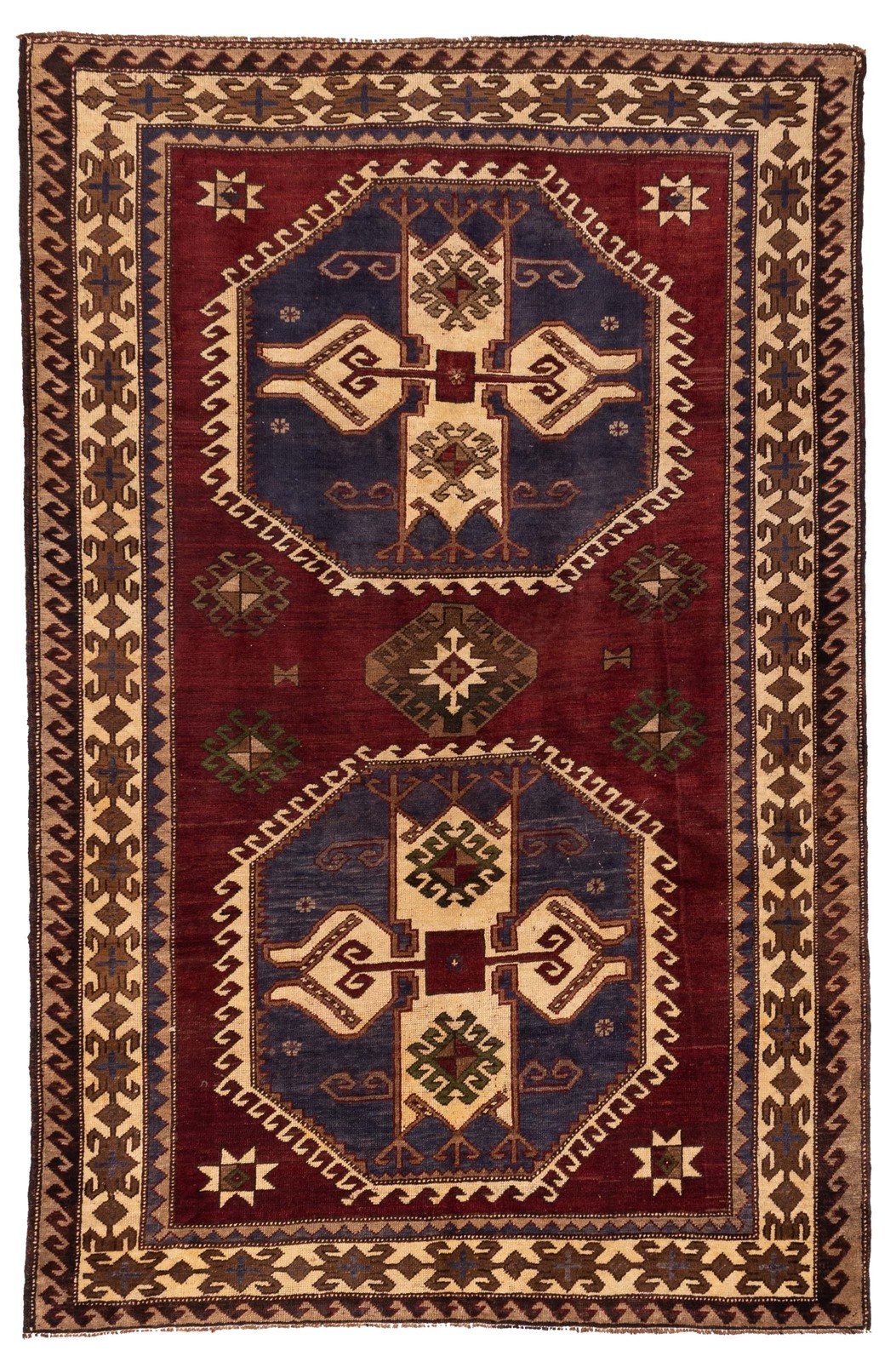 Traditional Vintage Hand-Knotted Area Rug 5’7″ x 8’8″ Oriental Wool Carpet