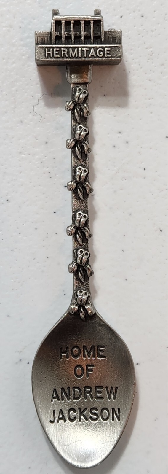 Souvenir Spoon US Collectible Monticello Home Of Andrew Jackson Vintage