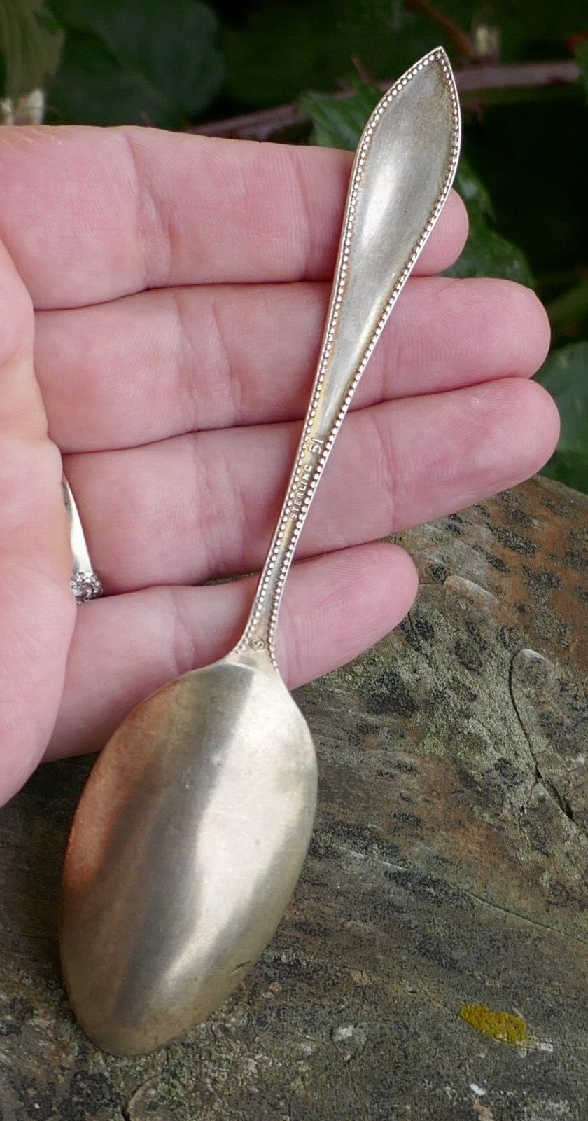 Antique Shepard Sterling Mission Concepcion San Antonio, Texas Souvenir Spoon