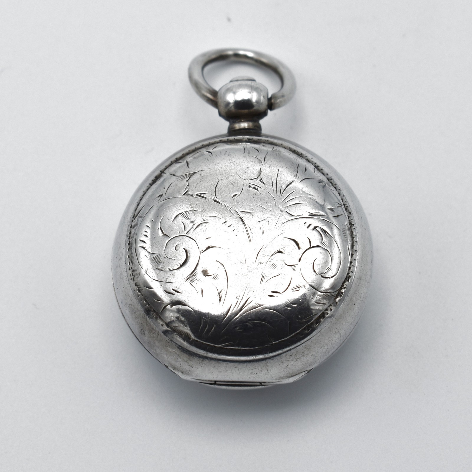 Antique Edwardian Sterling Solid Silver Sovereign Case 1904