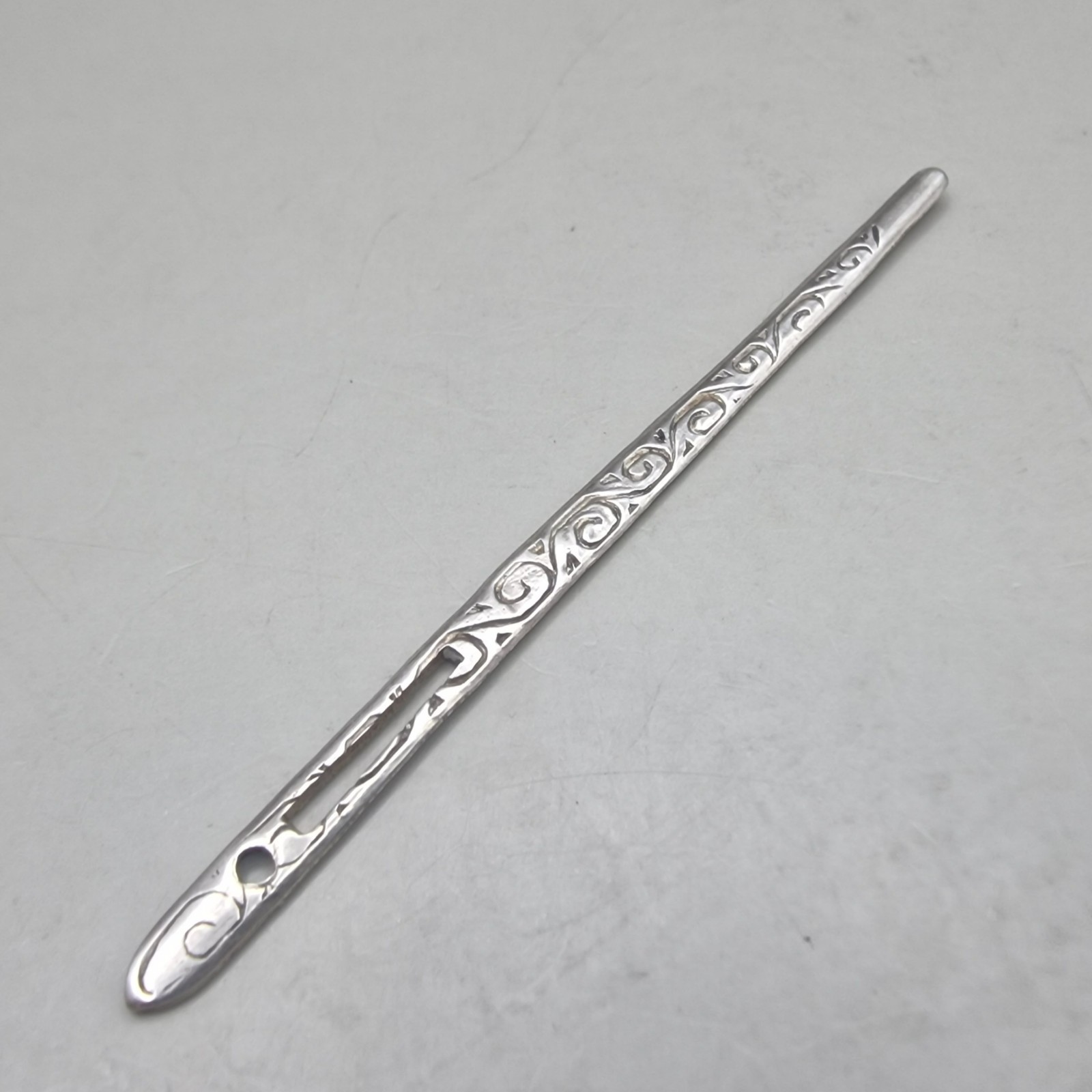 Antique Solid Silver Bodkin – Levi & Salaman Birmingham 1903