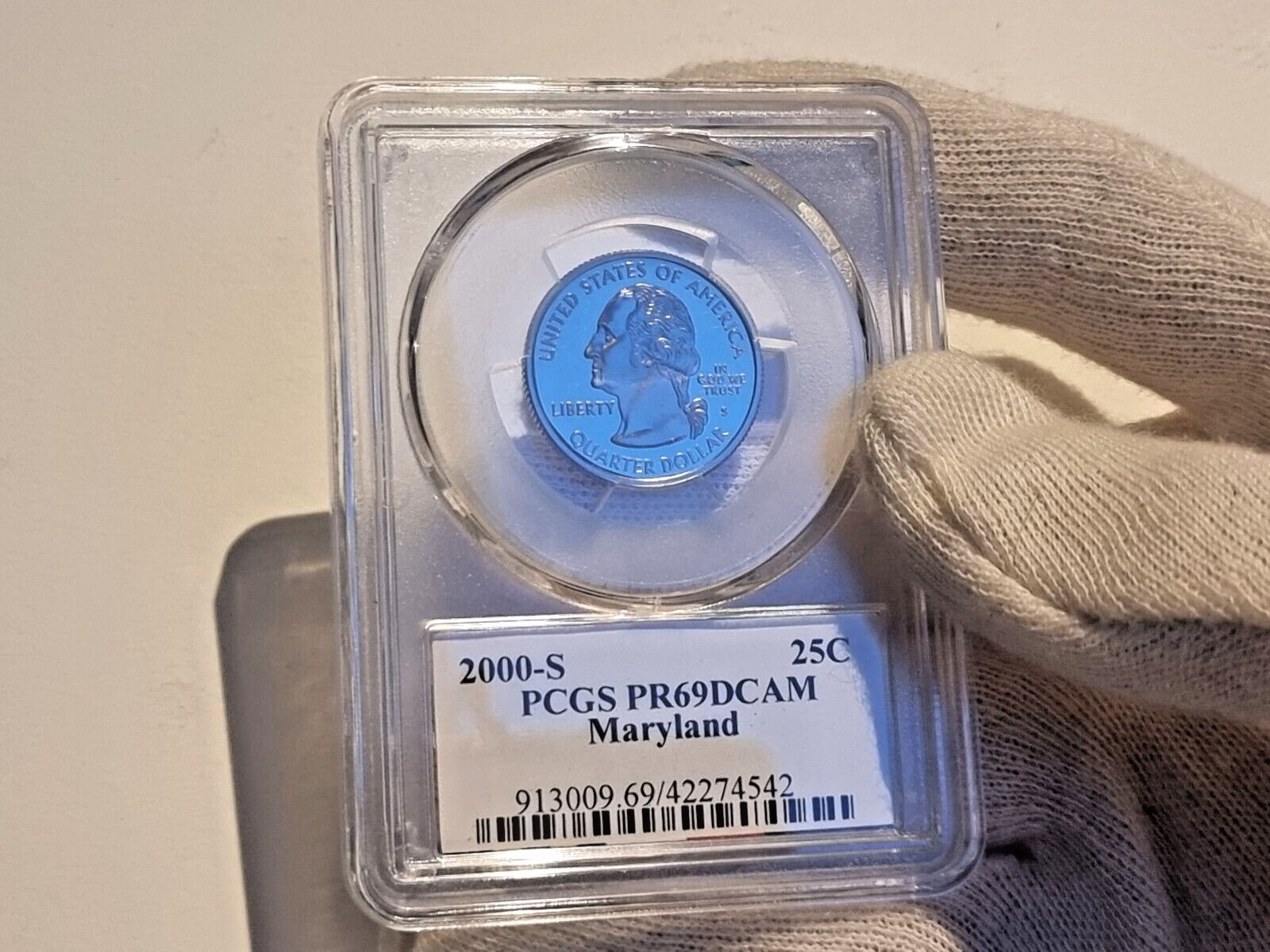 25c Maryland 2000-s pcgs pr69