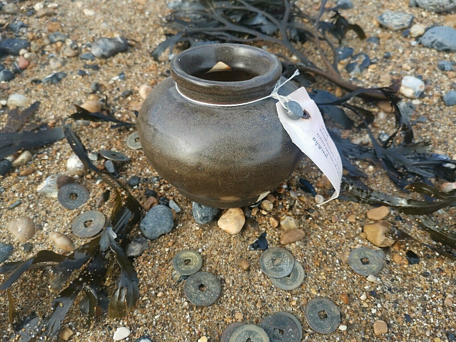 Song Dynasty 960-1279 Chinese Shipwreck Pot. Export Seal.