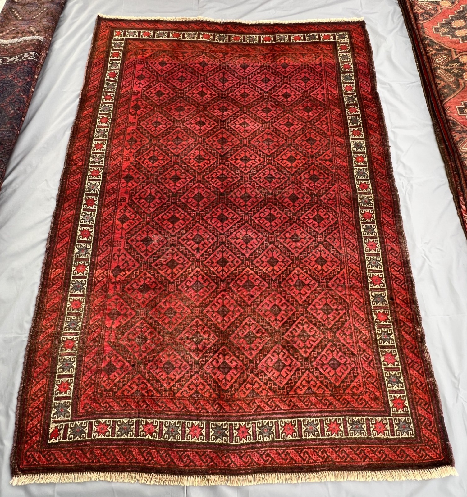 230 X 150 CM COLLECTORS’ ITEM Antique Belouch Natural Vegetable Dye Taimani Rug