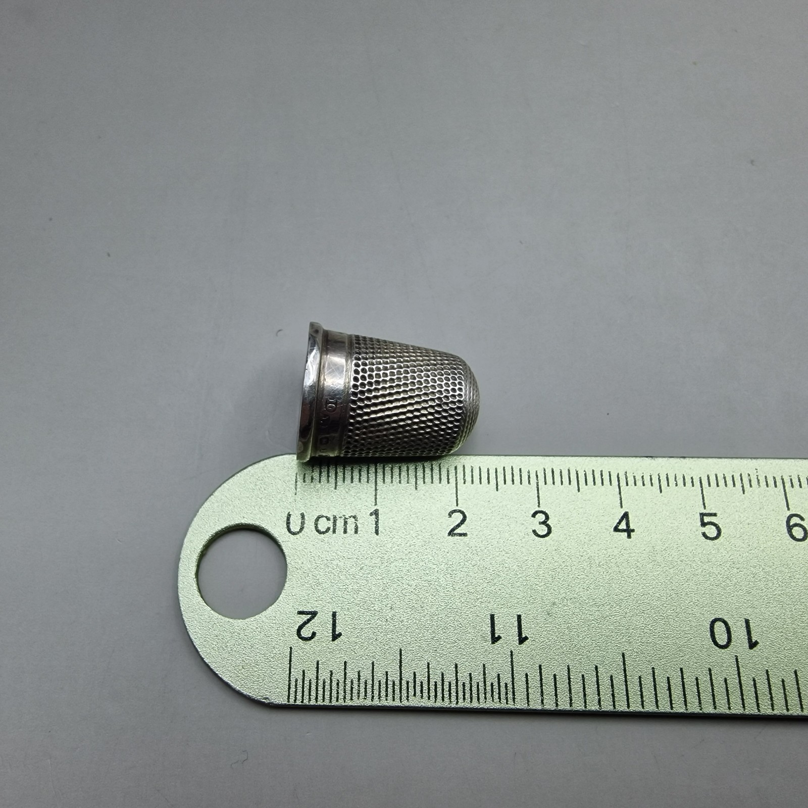 Antique Sterling Silver Thimble James Fenton & Co Birmingham 1897