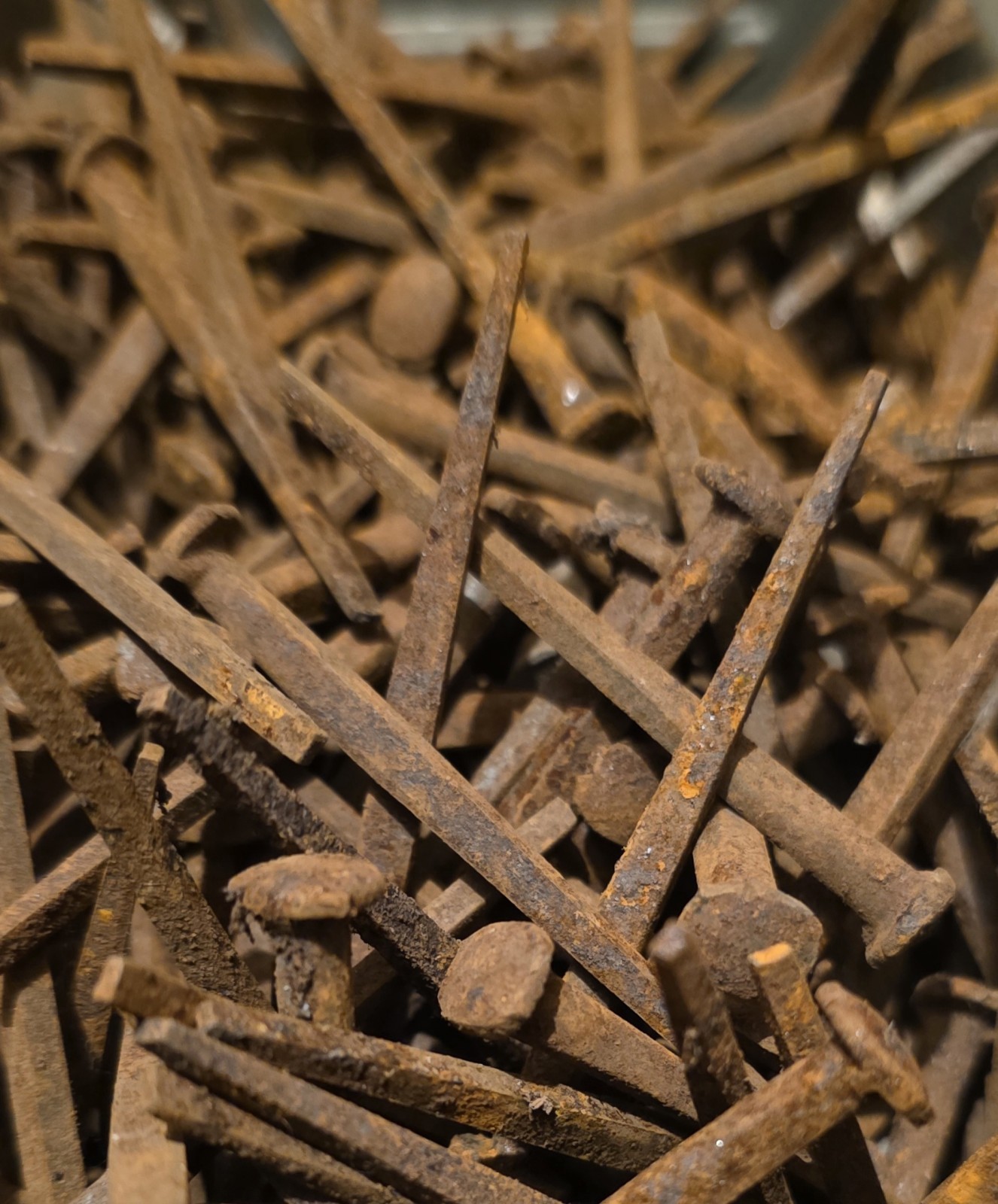 1lb Of 2.5in Square Cut Nails/coffen Nails~rustic~Primitive~vintage~Antique