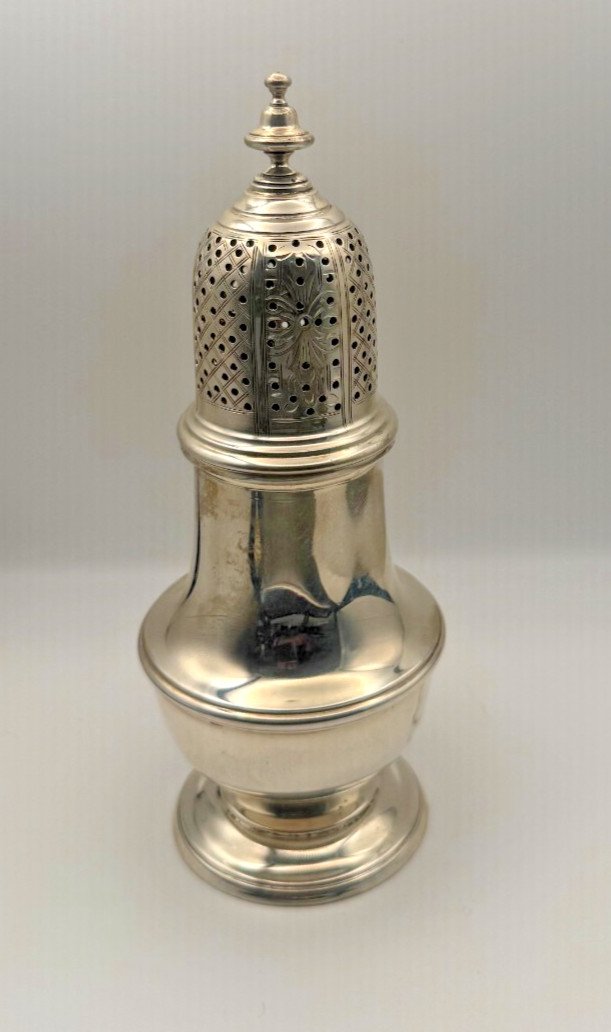 Tiffany & Co Sterling Silver Sugar Caster Muffineer c1860 7in 173g