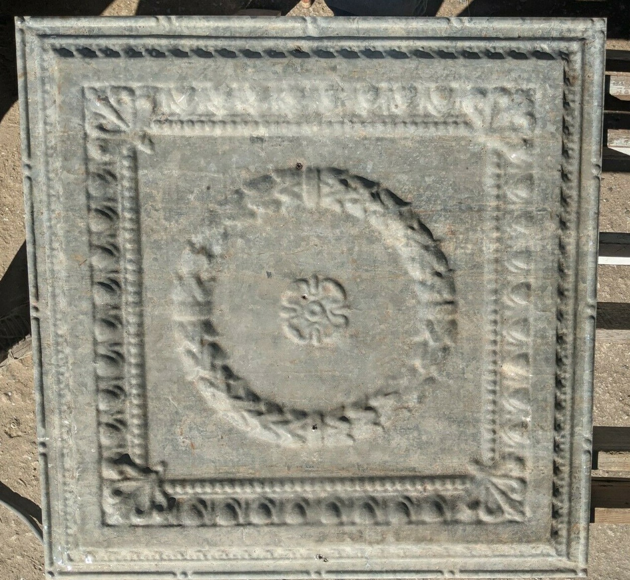 Antique Pressed Tin Ceiling (1 piece)*Free Shipping* As Seen On Fixer Upper