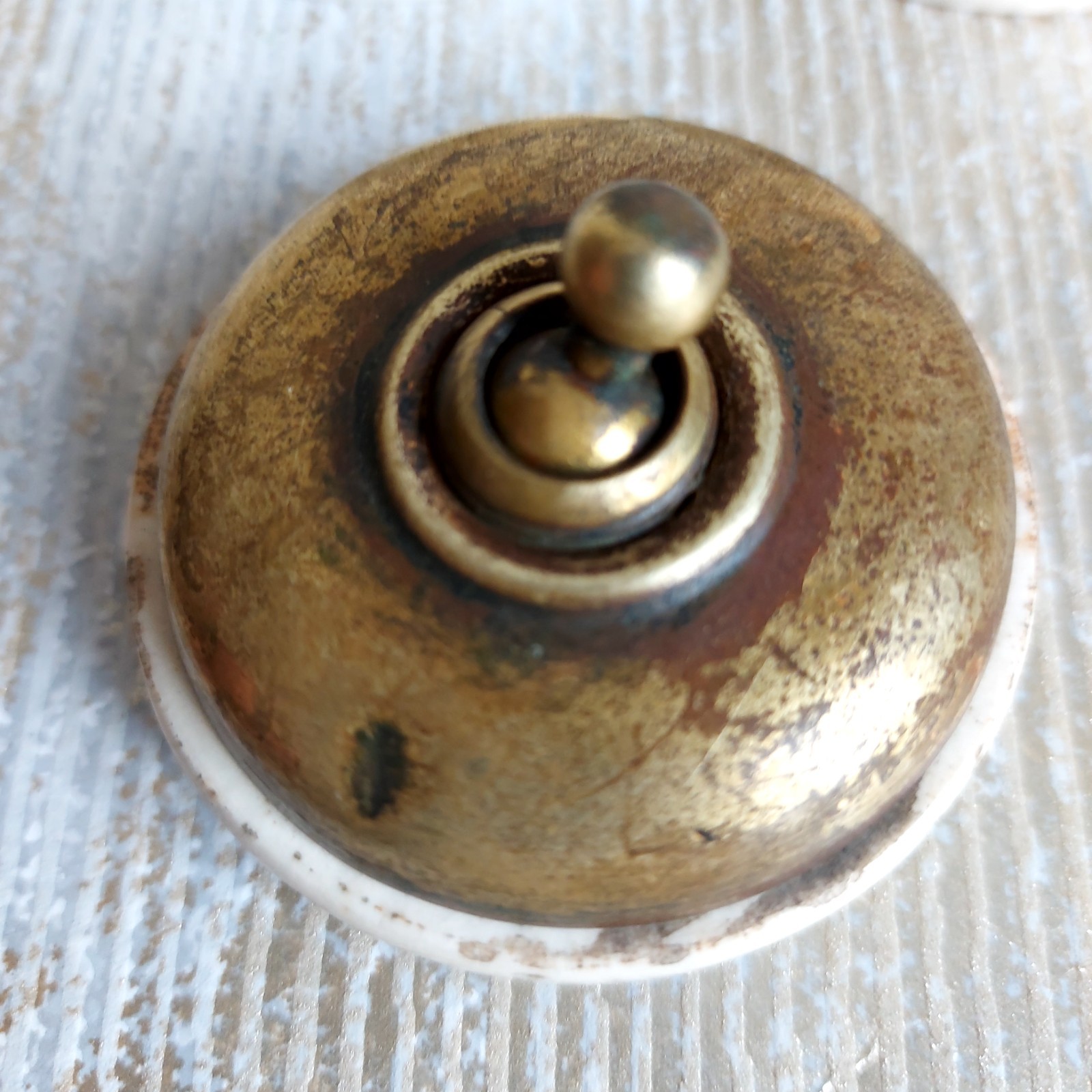 3 ANTIQUE ART DECO PORCELAIN BRASS DOLLY LIGHT SWITCHES CRABTREE & OTHERS JOBLOT