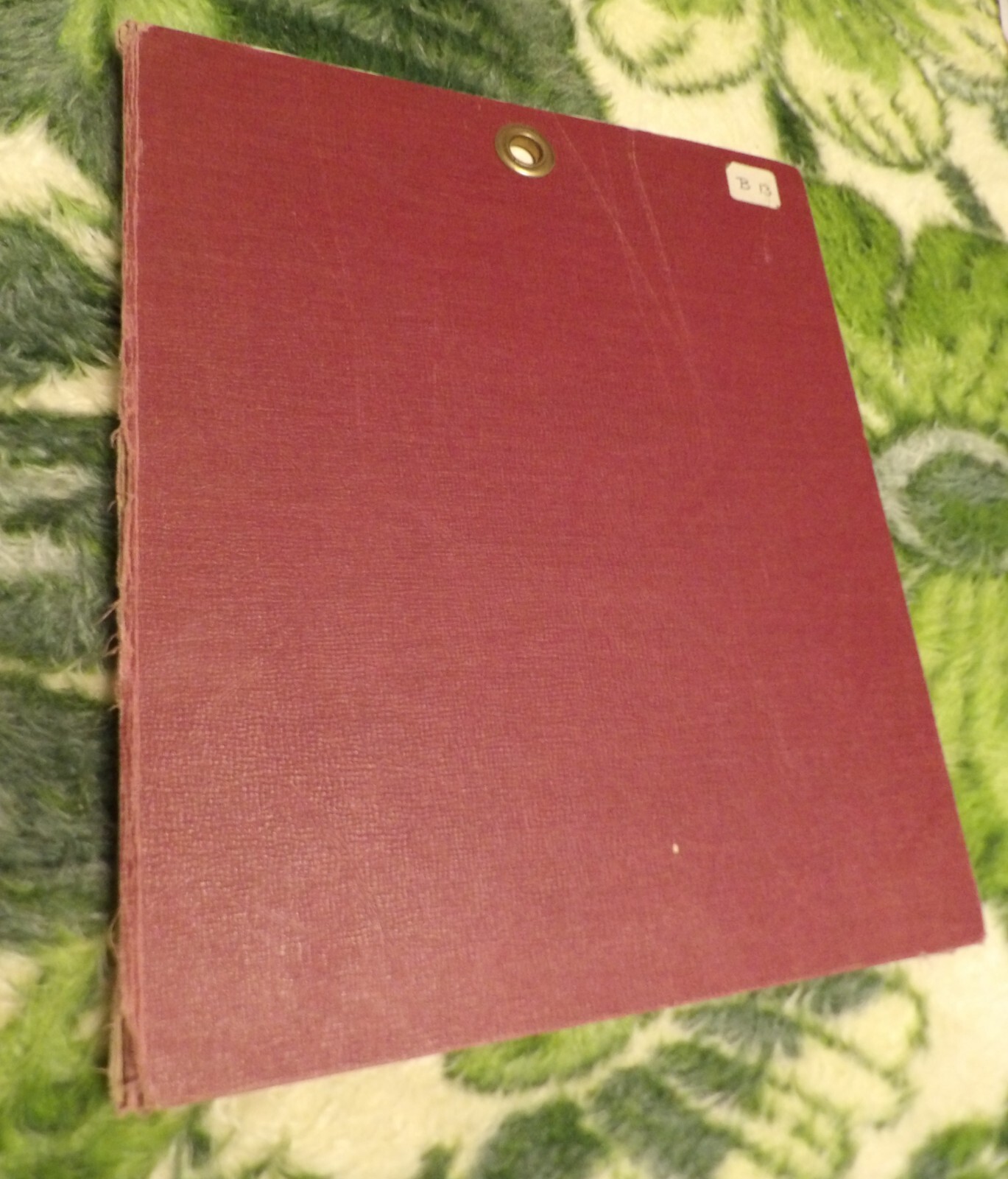 Vintage George F. Cram Co. ASIA (Folded in Hardcover) Wall School Map Grommets