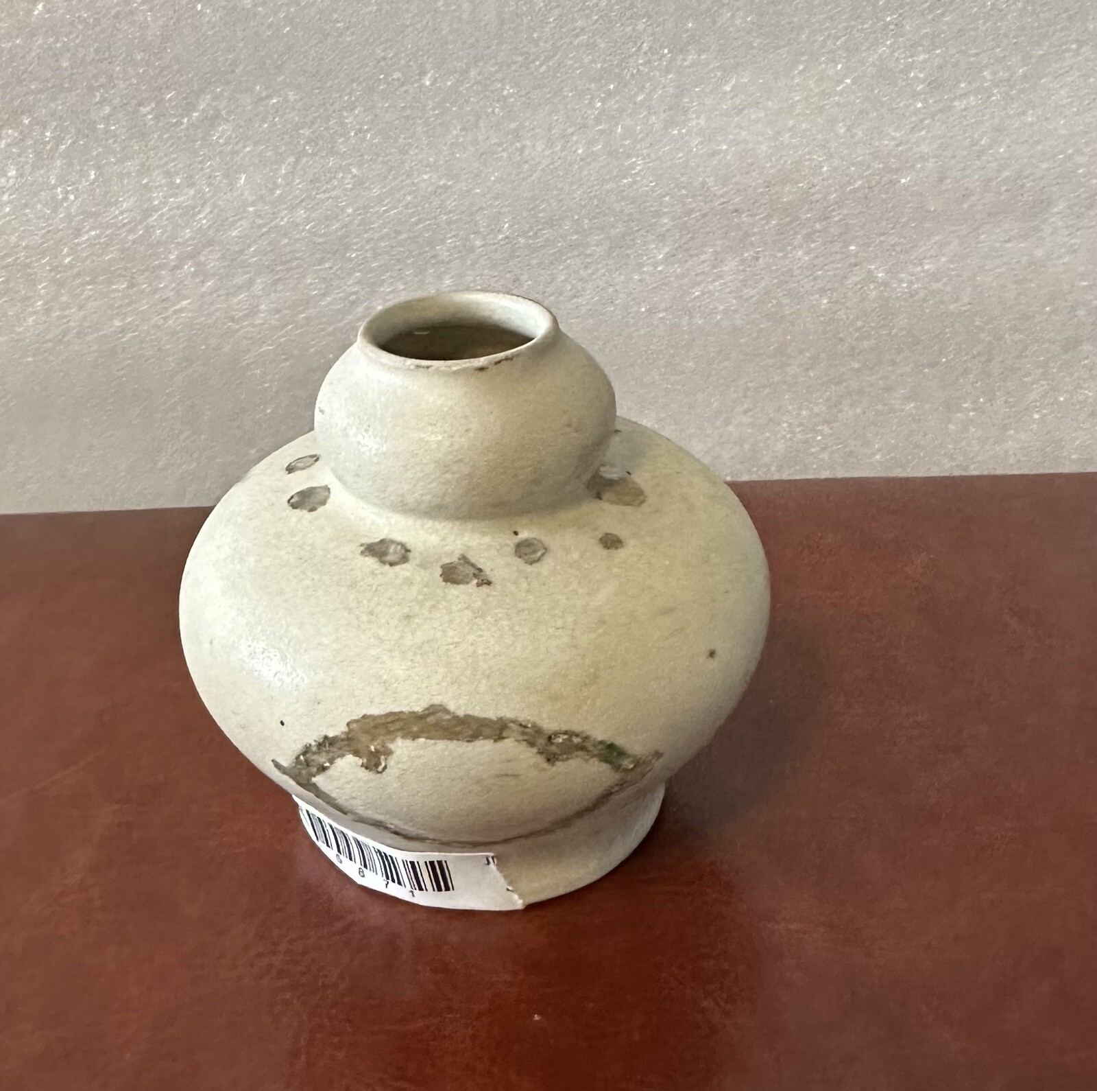 Rare Viet Nam Shipwreck Hoi An Hoard 1500’s Green Color Mini Jar