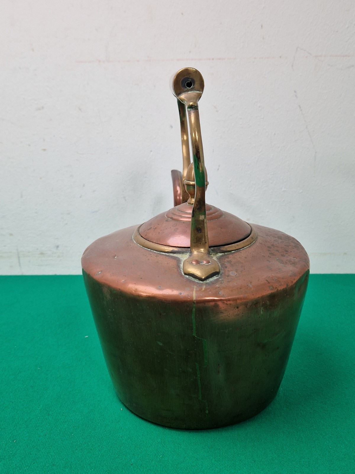 Antique Victorian William Soutter & Sons #6 Copper Spirit Kettle Dovetail