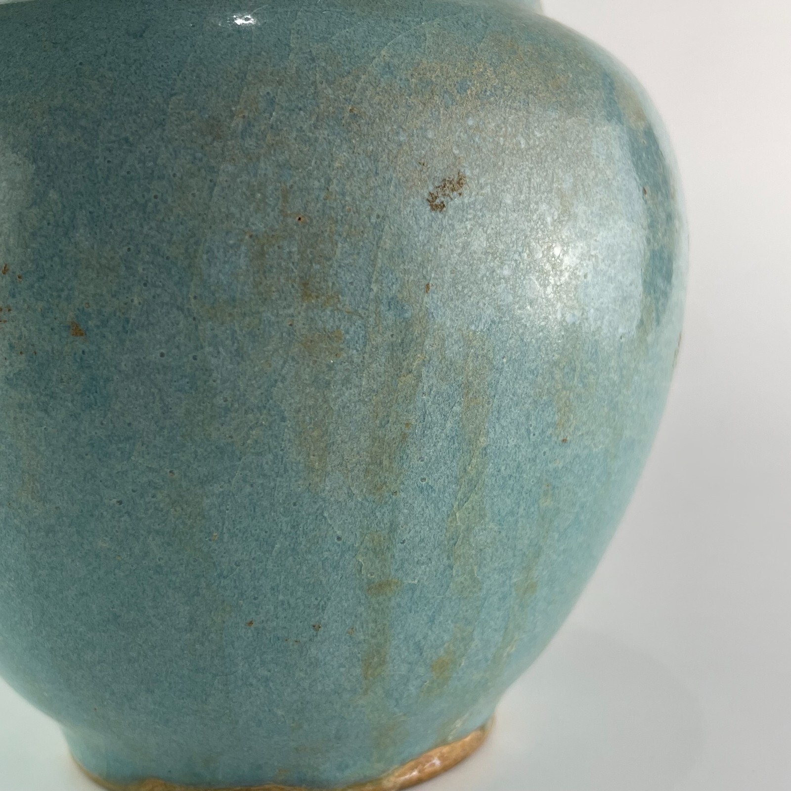 Rare Chinese porcelain Jun kiln Blue glaze Jar 960-1279 Song dynasty