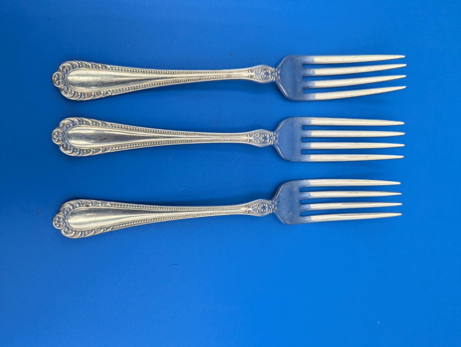 Gorham 1896 Winthrop Dinner Forks Electro Silver Plate Set of 3