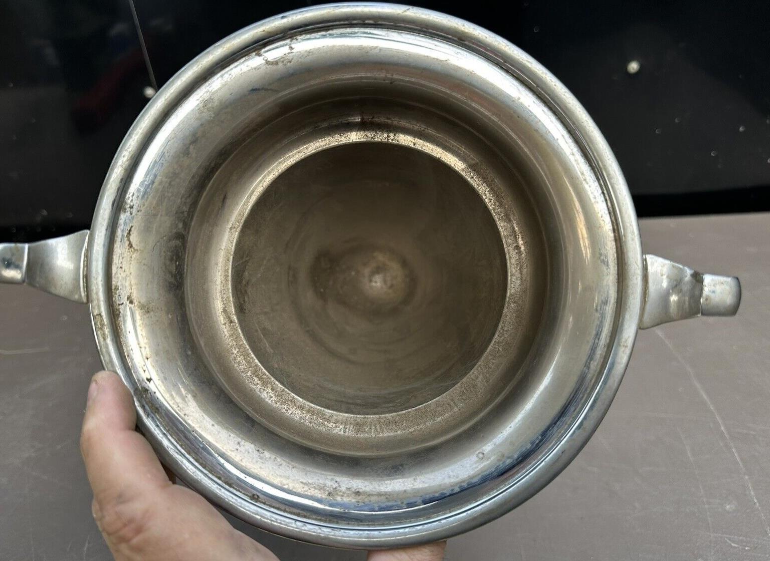 16″ Benedict Silver Plate Handled Trophy Empire Industrial League Champions 1929