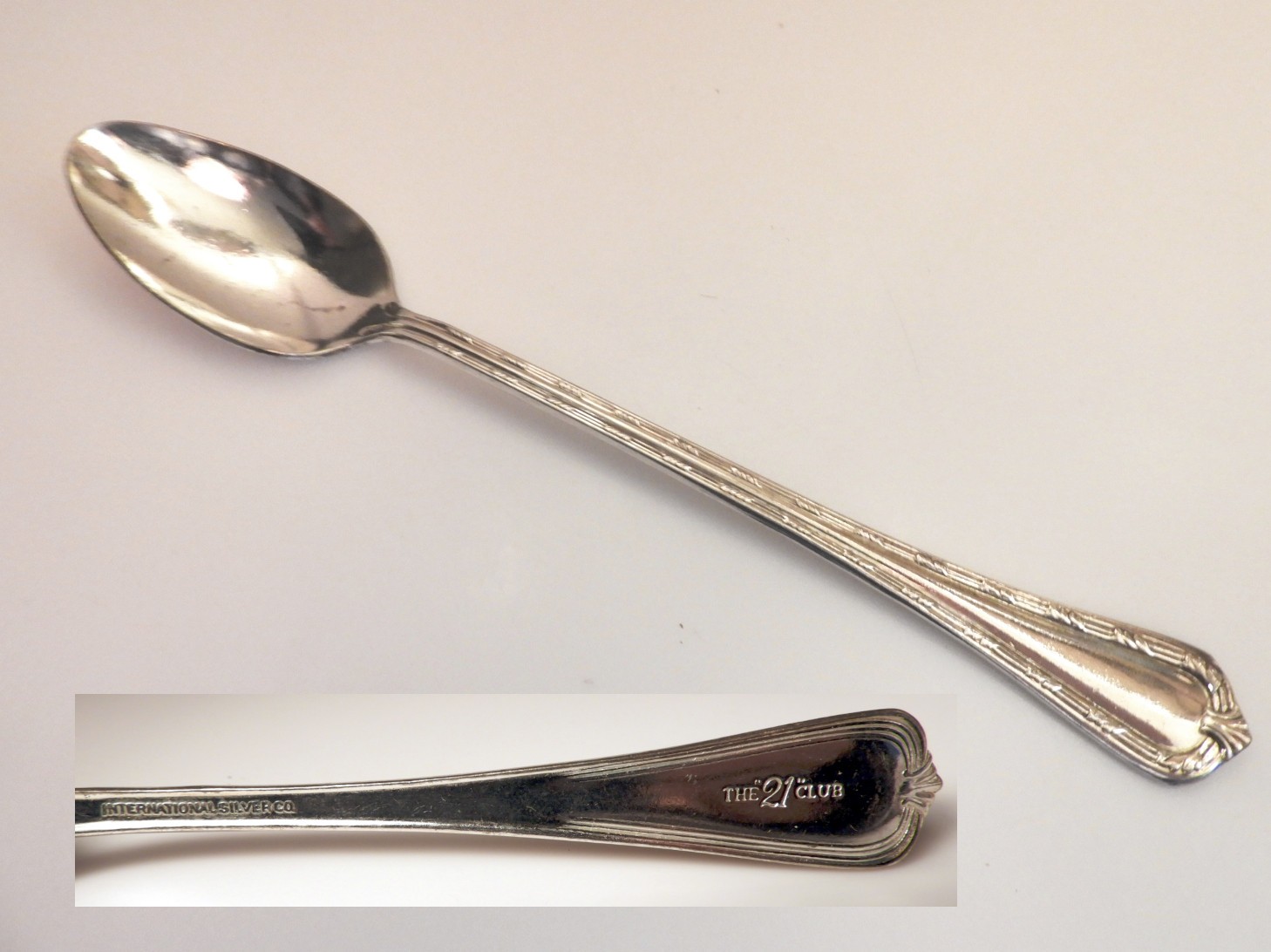 Vintage “21 CLUB” New York City, NYC Restaurant ICED TEA SPOON(s)