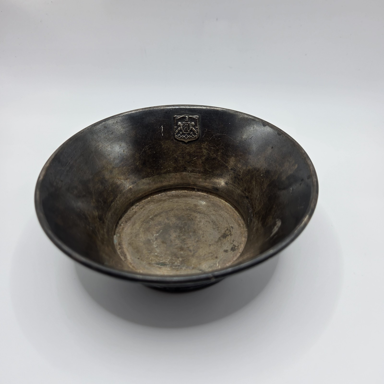 The Ambassador Los Angeles Gorham Silver Soldered Bowl with Crest