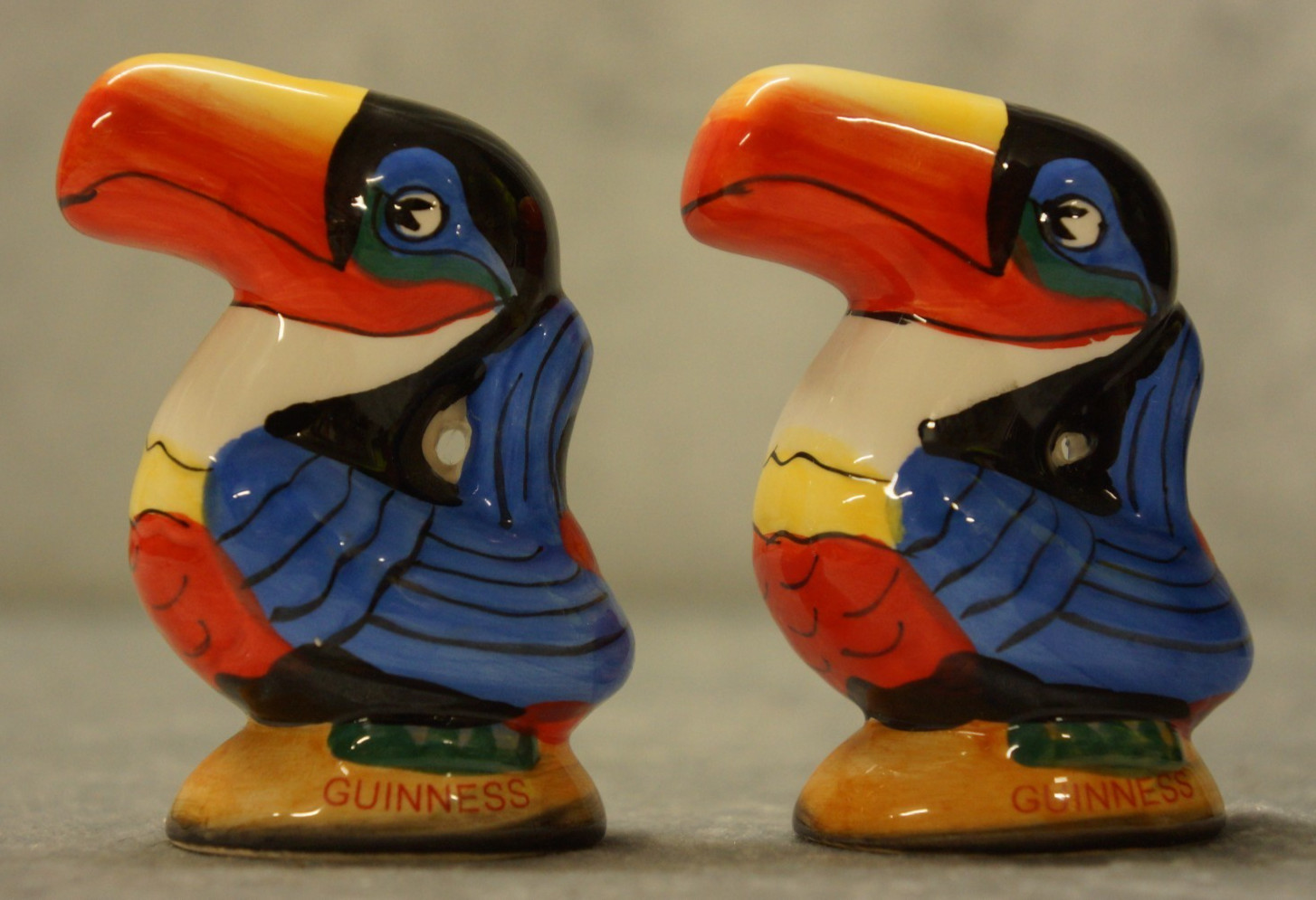 Guinness Toucans Bird Breweriana Salt and Pepper Shakers