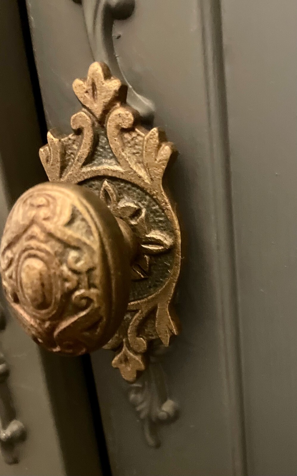 Antique Brass Bronze Drawer Pull Hardware Handle Cabinet Door Knobs Metal Large