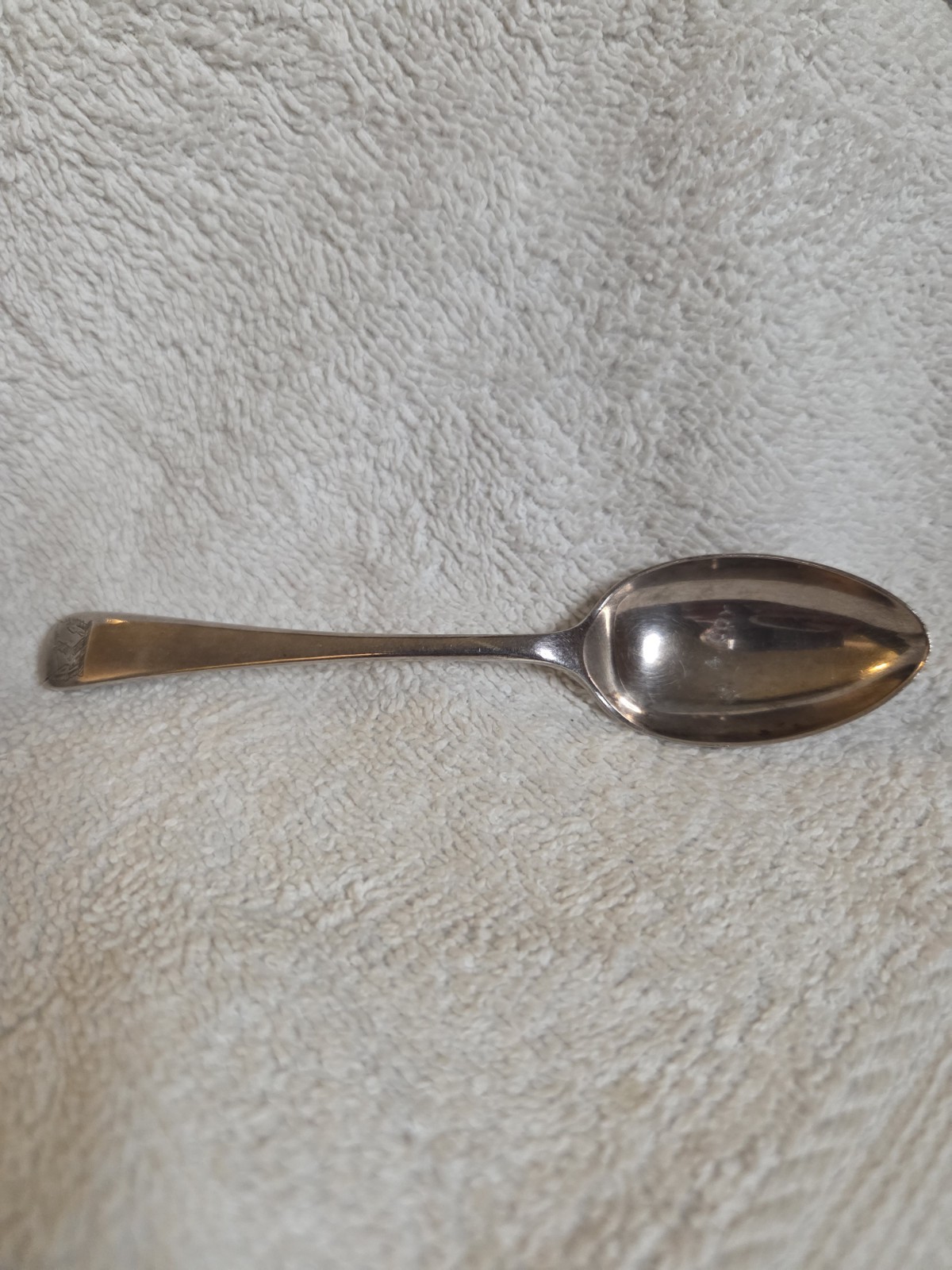 Antique 1809 London Sterling Silver Military Spoon No 4 Coy Henry Atkin Georgian
