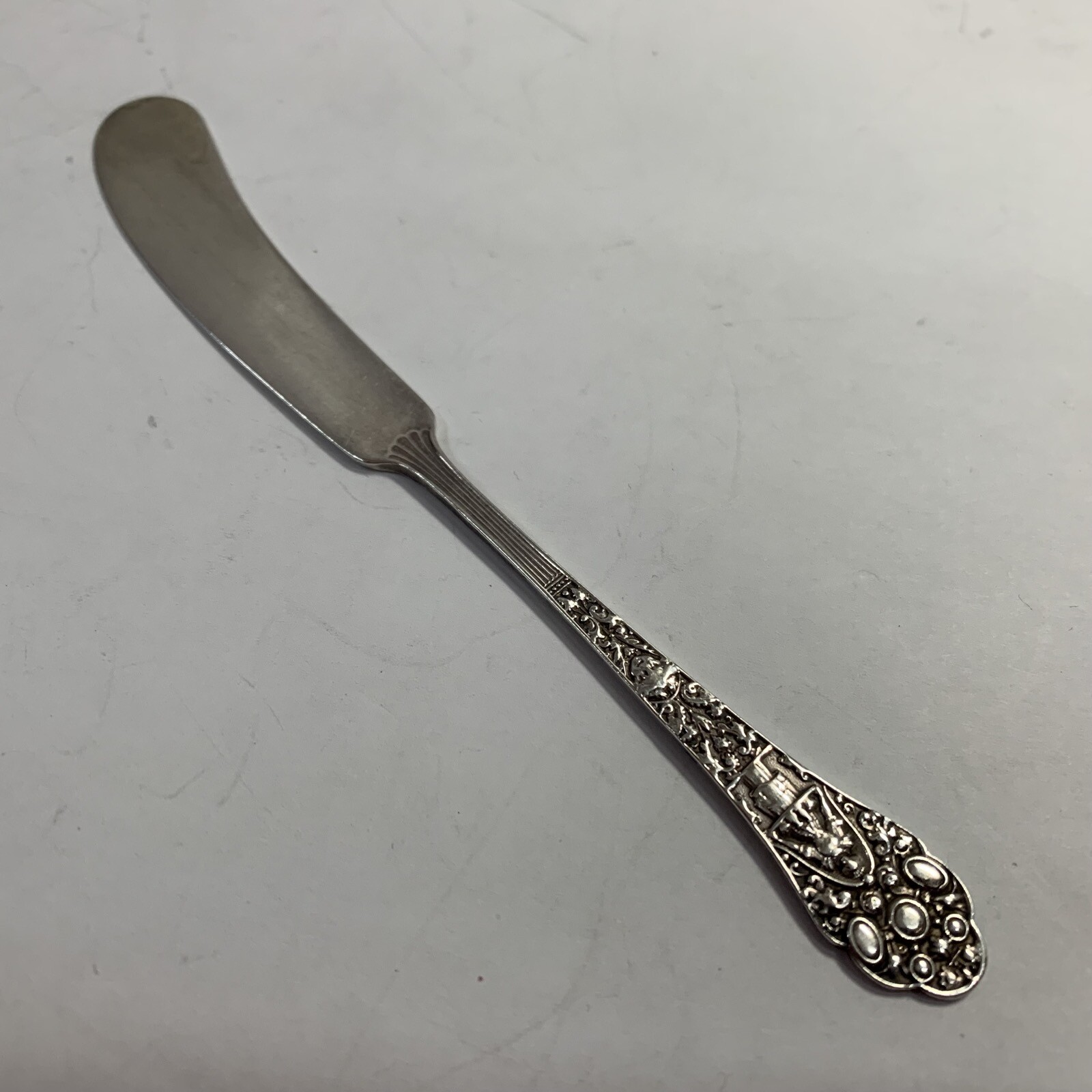 Gorham Sterling Flatware, Medici Old, Butter Knife, 5 3/8 in